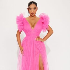 Pink Tulle Dress